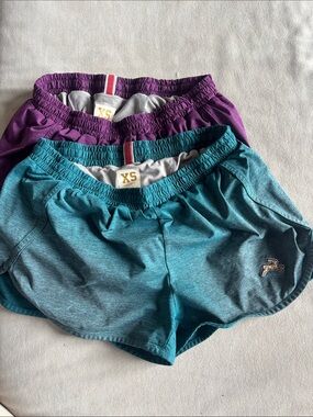 Bundle of 2 Pair of TRACKSMITH Classic Running Shorts Women's XS Performance